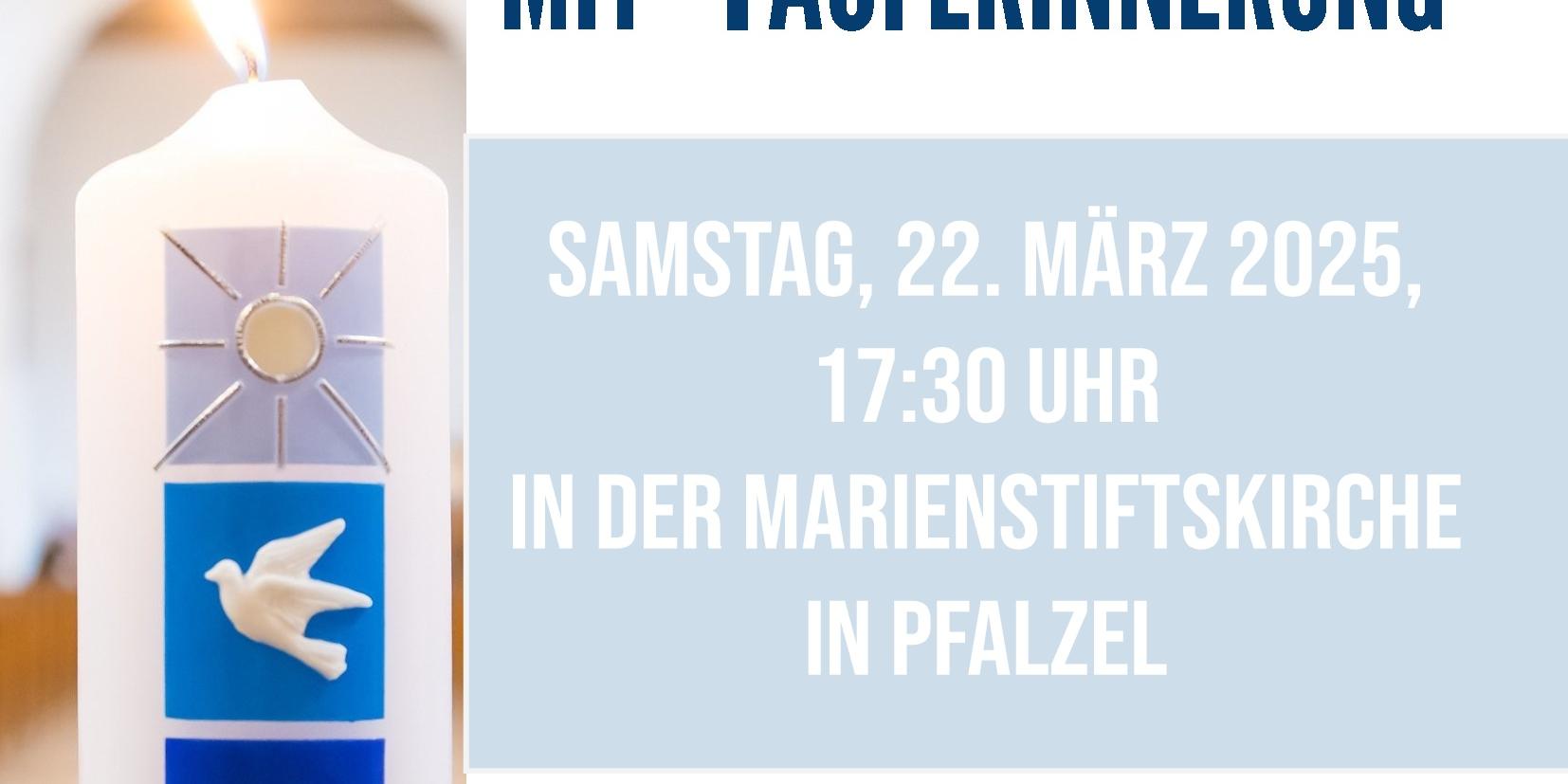Plakat Tauferneuerung 25-3-22